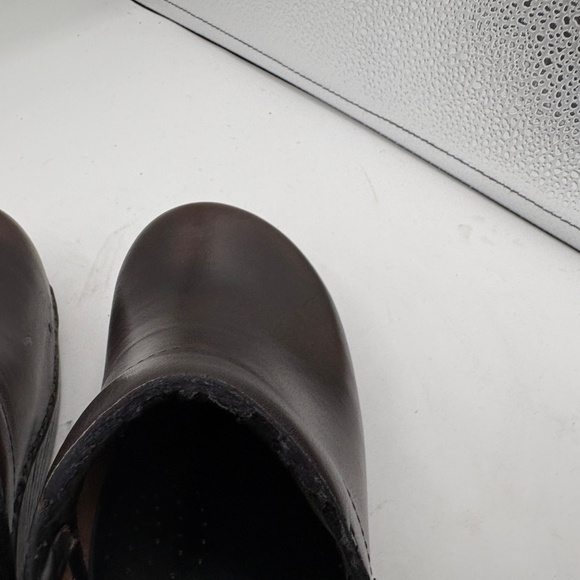 Dansko Cordovan Cabrio Brown Leather Slip On Orthopedic Clog 9.5-10 EU 40 - Picture 14 of 16